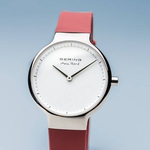 Bering Max Rene red silicone watch